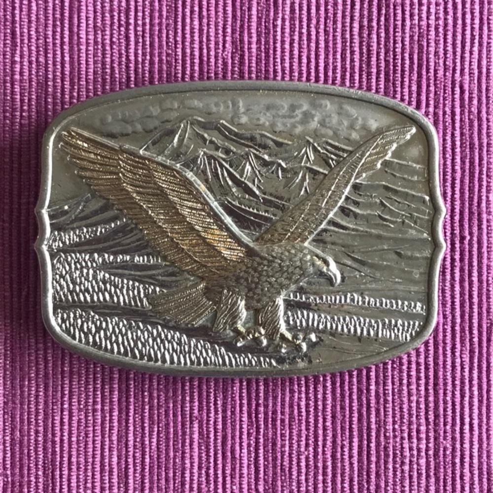Belt Buckle Men’s Eagle Vintage 1970s Numbered 141